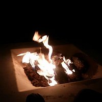 Firepit on a cool winter night