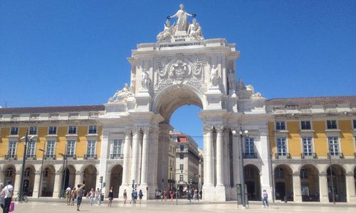 Arco da rua augusta, conjunto monumental do Terreiro do Paço (Lisboa)