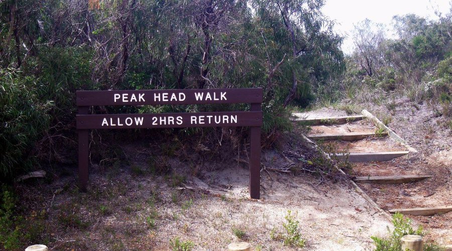 Trailhead from Stony Hill to Peak Head