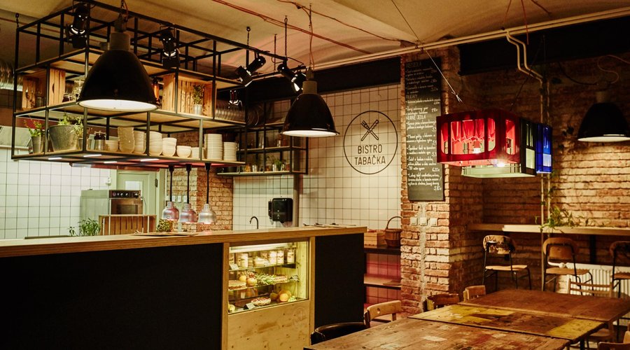 Bistro open kitchen