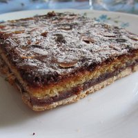 l'Amandine à la framboise, emportée chez soi