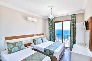 Hotel Kayahan in Kas, image may contain: Hotel, Building, Architecture, Resort