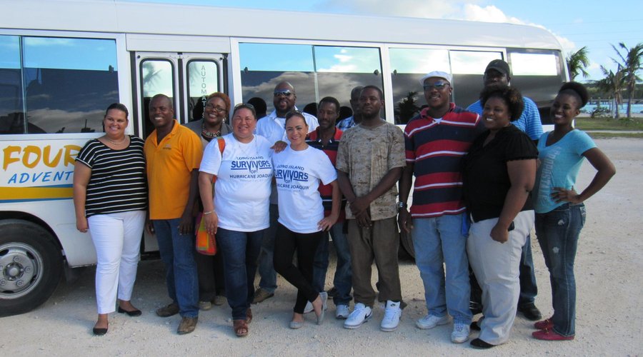 Group Photo of Hurricane Relief Volunteers at Winter Haven for Lunch