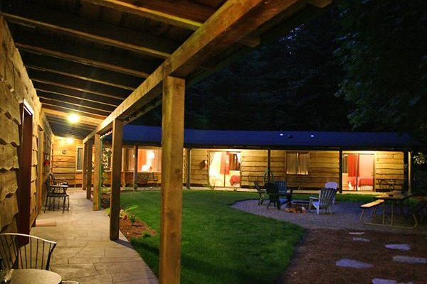 Delta House courtyard