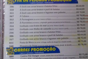 Cardápio