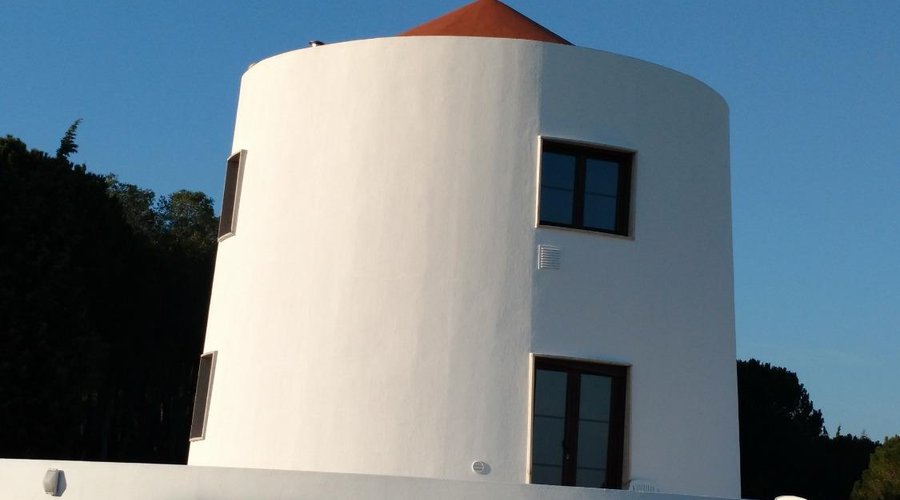The windmill accomodation at Sao Filipe