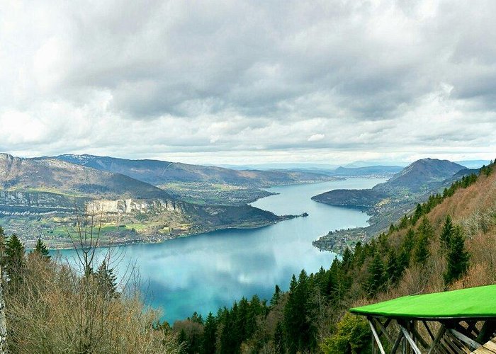 You should not miss this place, Montmin, if you visit Annecy! Look down is Lac d'Annecy (Lake An