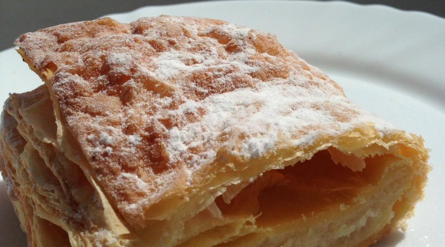 A puff pastry