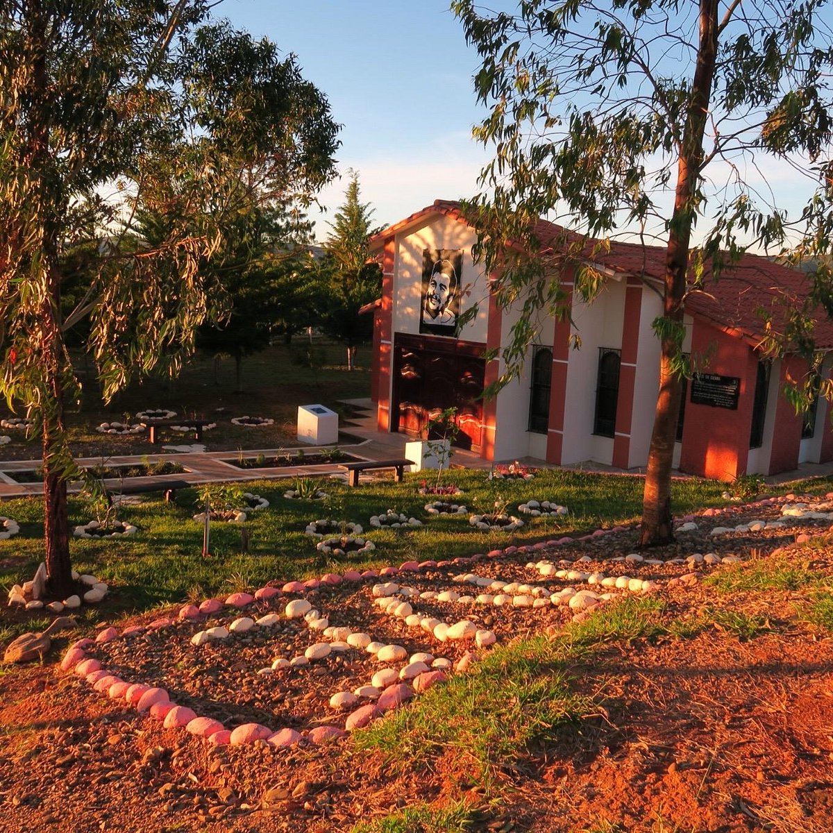 Che Guevara trail in La Higuera, Bolivia. The school where he was