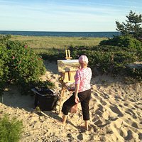 As an artist I find Bank Street Beach an inspiration and joy to paint.