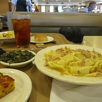 K & W Cafeteria lunch spread, Chapel Hill NC, March 2016