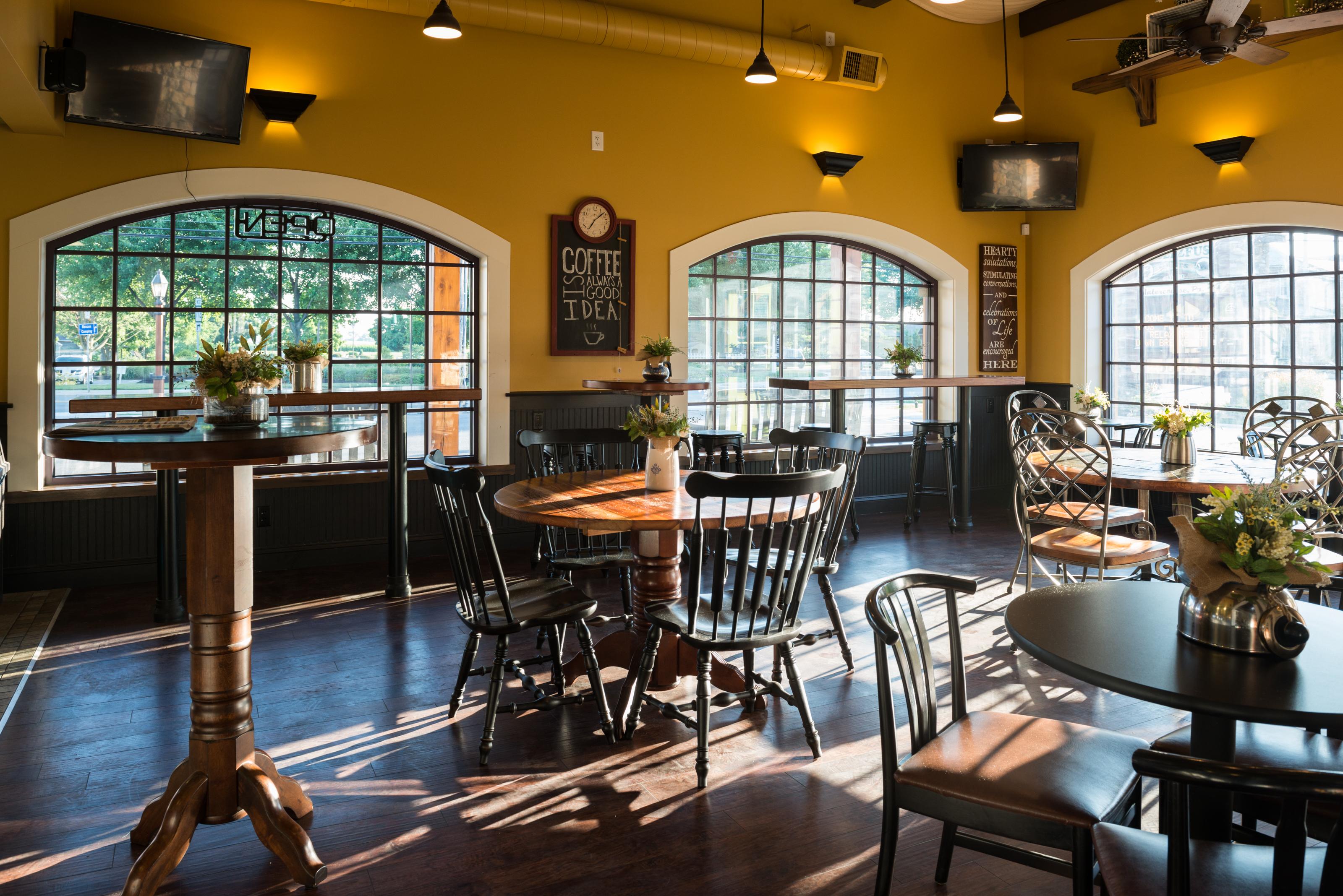 Corner coffee top