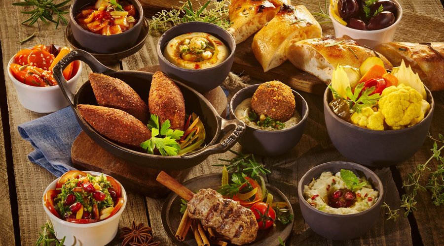 Mezze selection