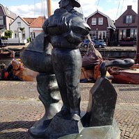 Fisherman statue