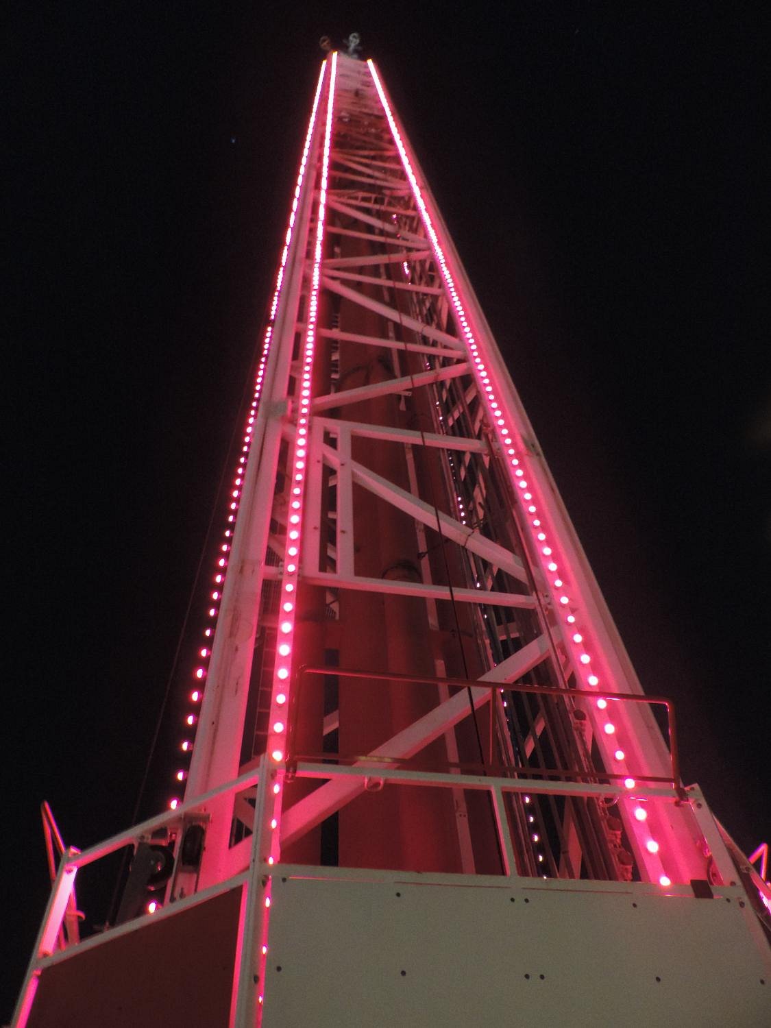 The world's highest thrill ride - The Big Shot at the Stratosphere in Las  Vegas : r/rollercoasters