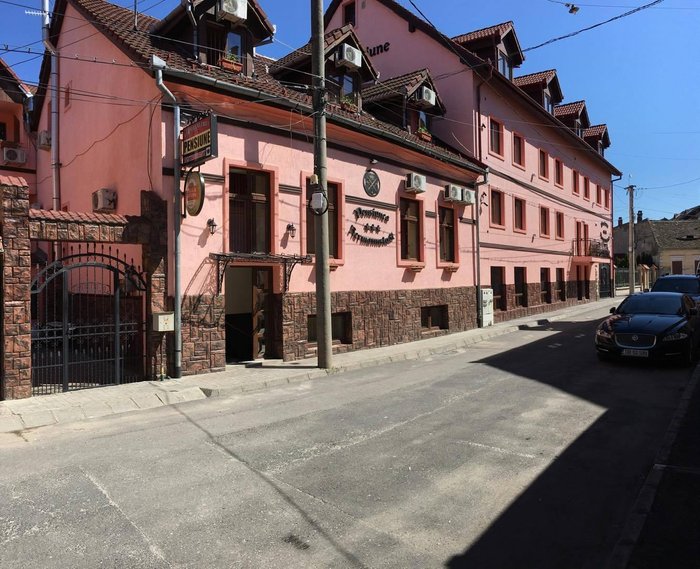 Sibiu (Hermannstadt) in Transylvania Stock Photo - Image of street