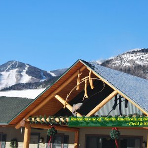 10 acre property directly on the Ausable River overlooking neighboring Whiteface Mtn