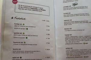 Speisekarte