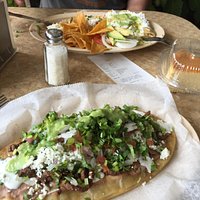 This was not your run of the mill chain Mexican restaurant. We ordered huaraches de Assad, tacos