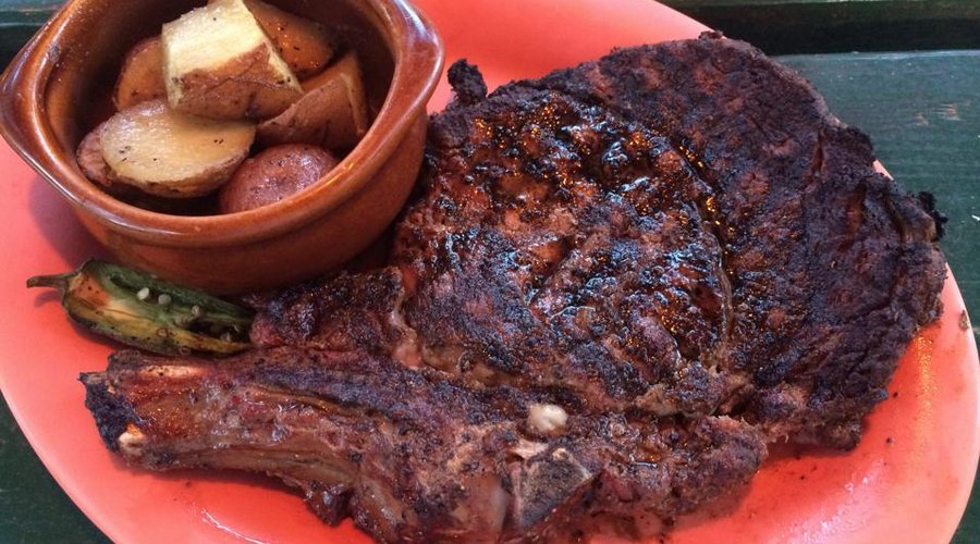 Steak and potatoes