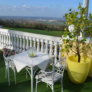 überdachte Terrasse