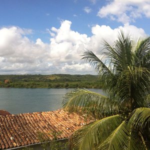 Vista da Pousada Stylos para o rio São Franciso. Foto: Olívia Camboim