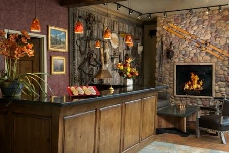 Beautiful lobby and front desk area