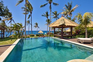 Relax Bali Dive & Spa Resort in Kubu, image may contain: Resort, Hotel, Villa, Outdoors