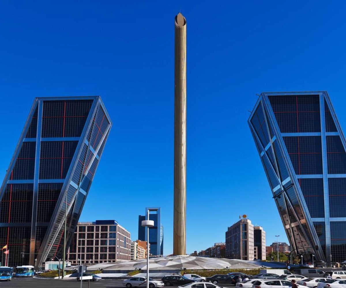 MADRID, Torres Puerta de Europa - Plaza Castilla, 115 m