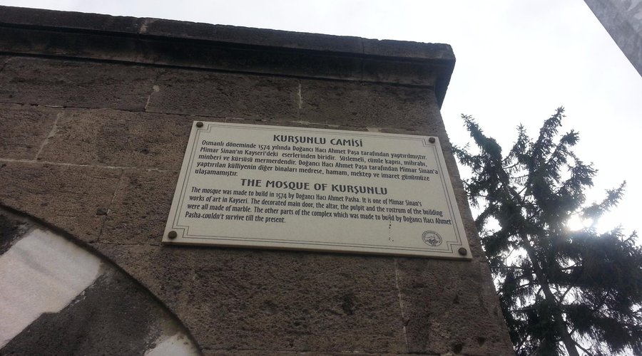 Kurşunlu Camii kitabe