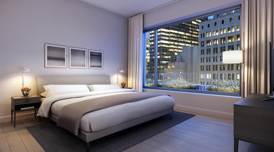 Penthouse Bedroom at AKA Wall Street