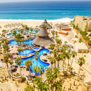 Sandos Finisterra in Cabo San Lucas, image may contain: Summer, Hotel, Resort, Pool