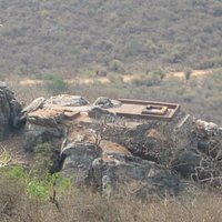 The view of religious site from the hill top....
