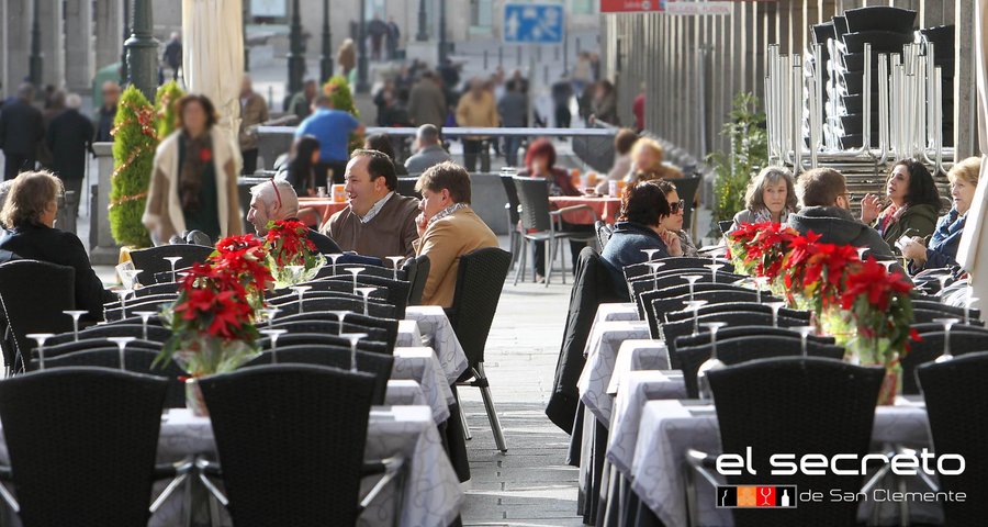 Disfruta de nuestra gran terraza con vistas al Acueducto.