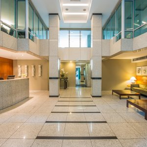 Promenade Palladium in Rio de Janeiro, image may contain: Furniture, Bed, Cushion, Home Decor