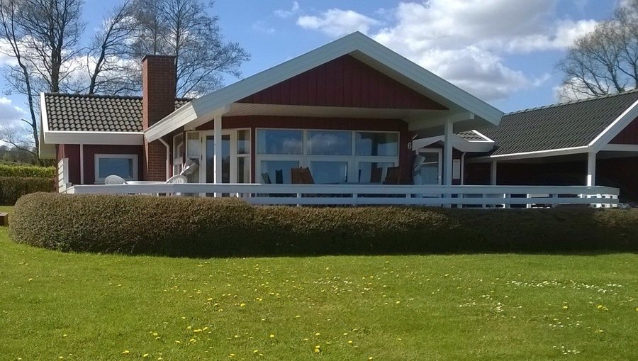 Op het park van Dansk vakantiehuizen! Prachtige omgeving en fijne vakantiehuizen!