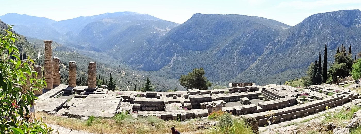 Panorama view if the Temple of Apollo