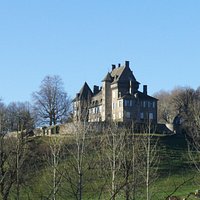 Château de Saint-Chamant, vu de Pradines