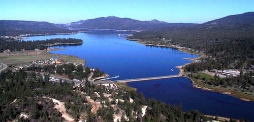 Aerial view of our beautiful lake