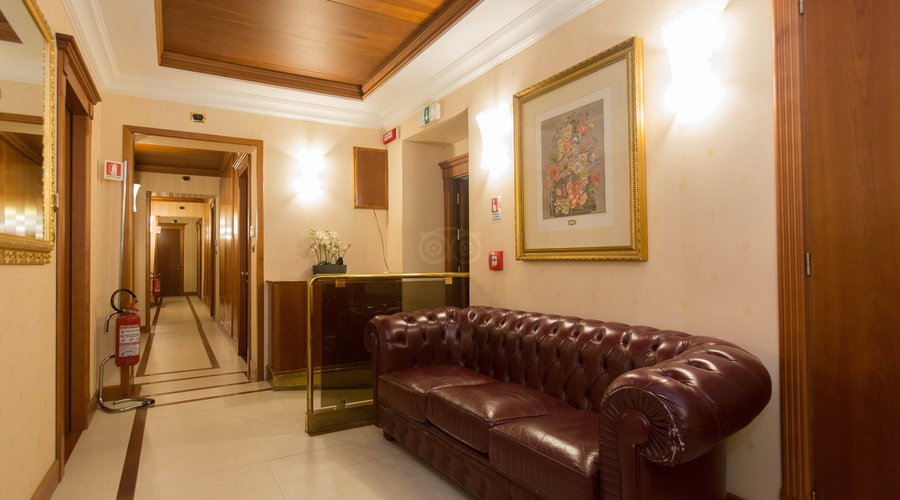 Hallways at the Serena Hotel