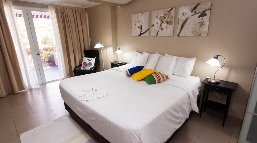 The Beachfront Studio with Terrace at the Eden Beach Resort