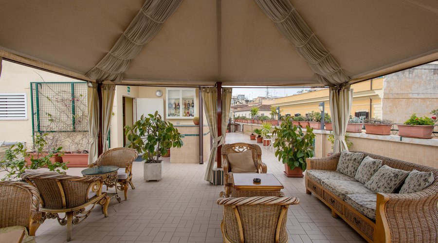 Roof Garden at the Hotel Impero