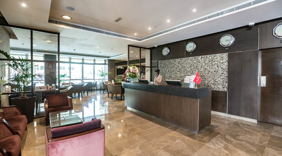 Front Desk at the Ramada Downtown Abu Dhabi