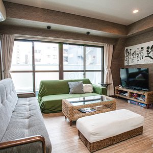 Living Room at the Osaka Hana Hostel