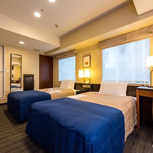 The Twin Room at the Tokyu Stay Suidobashi