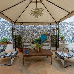 Terrace at the Hostel One Paralelo