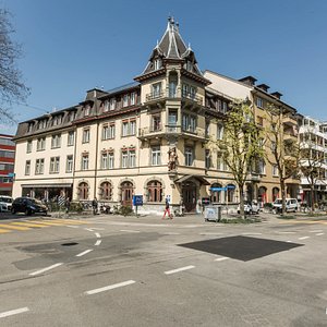 Street at the Hotel Waldhorn