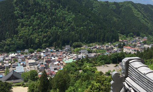 天守閣から