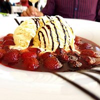 Delicioso postre después de un gran bullit.