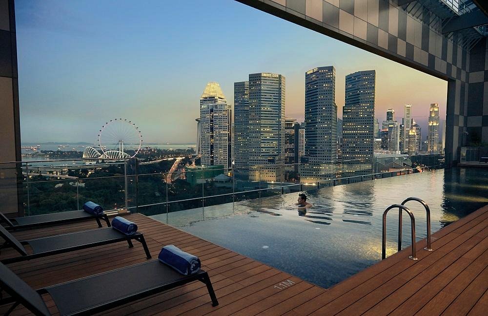 新加坡濱海泛太平洋高級服務公寓，位於新加坡的飯店